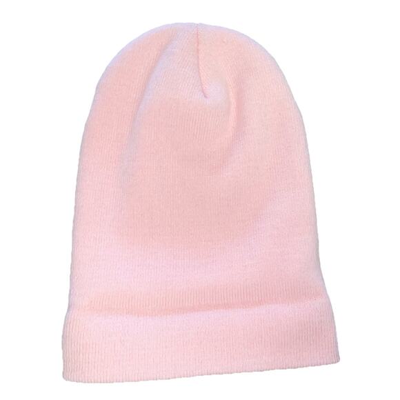 Carhartt Knit Cuffed Logo Beanie Pink One Size Fits All - Picture 4 of 6